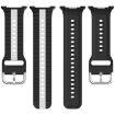 Samsung Galaxy Watch 8 40mm/44mm Black Orange Silicone Band - 6