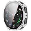 Samsung Galaxy Watch 8 44mm Tempered Film PC Case - Frosted Silver - 2