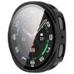 Samsung Galaxy Watch 8 40mm Glossy Black PC Case with Tempered Film - 2