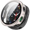 Samsung Galaxy Watch 8 40mm Tempered Film PC Case - Frosted Starlight - 1