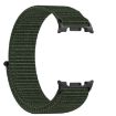 Samsung Galaxy Watch 8 Nylon Hook & Loop Band 40/44mm Army Green - 3