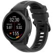 Black 20mm Jelly Silicone Watch Band - Durable & Comfortable Strap - 1