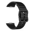 Huawei Watch Fit 4 Pro/4/3 Black Silicone Wave Texture Band - 4