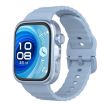 Huawei Watch Fit 4 Pro/3 Wave Texture Silicone Band Light Blue - 1