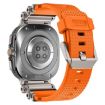 Samsung Galaxy Watch Ultra 47mm Silicone Band, Metal Connector, Orange - 3