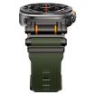 Samsung Galaxy Watch Ultra 47mm Black Green Silicone Band - 5