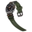 Samsung Galaxy Watch Ultra 47mm Black Green Silicone Band - 6