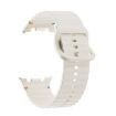 Samsung Galaxy Watch 8 40mm/44mm Beige Silicone Band Wavy Grain - 3