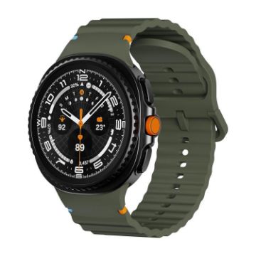 Samsung Galaxy Watch 8 40mm/44mm Army Green Silicone Band - 1