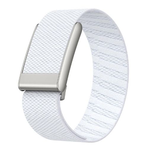 WHOOP 5.0 White Nylon Watch Band - Regular Elastic Force Design - 1