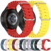 Samsung Galaxy Watch 7 Silicone Band Yellow 40/44mm Marine Silver Buckle - 4