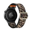 Universal 20mm Mechanical Drip Elastic Nylon Watch Band - Classic Leopard - 2