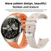 Huawei Watch 5 46mm Orange Corrugated Silicone Band - 4