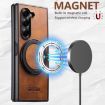 Samsung Galaxy Z Fold7 5G Brown MagSafe Case Suteni G3 Oil Wax Holder - 2