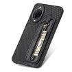 Huawei nova 14 Ultra Carbon Fiber Flip Zipper Wallet Case - Black - 5