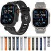 Apple Watch Band 46/49/45/44mm Twill Texture TPU Titanium Starlight - 7