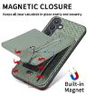 Huawei nova 14 Blue Carbon Fiber Vertical Flip Zipper Phone Case - 8