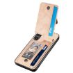 Huawei nova 14 Khaki Carbon Fiber Vertical Flip Zipper Phone Case - 4