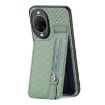 Huawei nova 14 Pro Green Carbon Fiber Flip Zipper Phone Case - 3