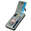 Huawei nova 14 Pro Green Carbon Fiber Flip Zipper Phone Case - 4