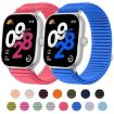 Redmi Watch 5/4 Orange Woven Nylon Hook & Loop Fastener Band - 2