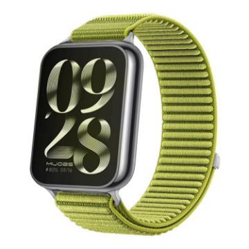 Xiaomi Smart Band 9/8 Pro Nylon Hook Loop Watch Band - Wilderness Green - 1