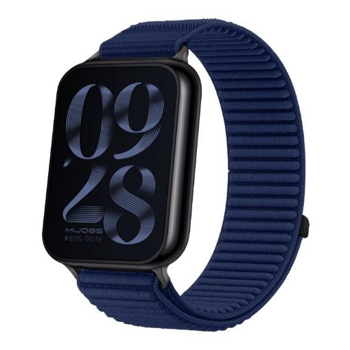 Xiaomi Smart Band 9/8 Pro Woven Nylon Watch Band - Azure Hook & Loop - 1