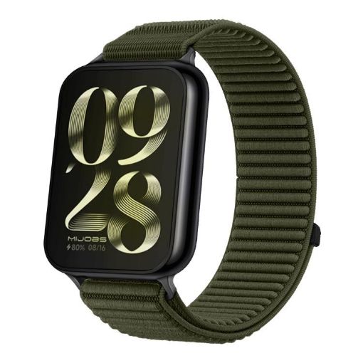 Xiaomi Smart Band 9/8 Pro Woven Nylon Watch Band - Spruce Green - 1