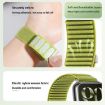 Xiaomi Smart Band 9/8 Pro Red Nylon Hook Loop Fastener Watch Band - 3