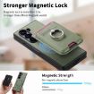 Samsung Galaxy Z Fold5 5G Green Twill Fabric Card Bag Ring Case - 6