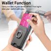 Xiaomi Mix Fold 4 Gray Twill Fabric Card Bag Ring Magnetic Phone Case - 5