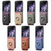 Xiaomi Mix Flip Khaki Twill Fabric Card Bag Ring Magnetic Phone Case - 8