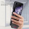 Xiaomi Mix Flip Gray Twill Fabric Card Bag Ring Magnetic Phone Case - 5