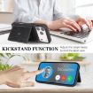 iPhone 17 Pro Max Kalebol Magnetic Card Bag MagSafe Leather Case Black - 5