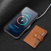 iPhone 17 Pro Kalebol Magnetic Card Bag MagSafe Leather Case Brown - 9
