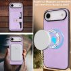 iPhone 17 Air Kalebol Magnetic Card Bag MagSafe Leather Case Purple - 7