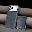 iPhone 17 Pro Max Kalebol Slim MagSafe Leather Case with Card Bag (Blue) - 9