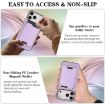 iPhone 17 Pro Max Purple Leather MagSafe Card Case by Kalebol - 7