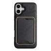 iPhone 17 Kalebol Slim MagSafe Leather Card Case (Black) - 2