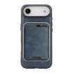 iPhone 17 Air Kalebol Slim MagSafe Leather Case with Card Holder (Blue) - 2