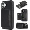 iPhone 17 Kalebol MagSafe Leather Card Bag Case - Black - 1