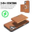 iPhone 17 Kalebol MagSafe Leather Card Case - Brown - 3