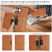 iPhone 17 Kalebol MagSafe Leather Card Case - Brown - 4