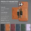 iPhone 17 Kalebol MagSafe Leather Card Case - Brown - 8