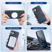 iPhone 17 Kalebol MagSafe Leather Card Case - Blue - 7