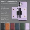 iPhone 17 Kalebol MagSafe Magnetic Leather Card Case - Purple - 8