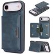 iPhone 17 Air Kalebol MagSafe Leather Card Bag Case - Blue - 1