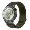 Spruce Green 18mm Woven Nylon Hook & Loop Fastener Watch Band - 1