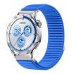 22mm Klein Blue Woven Nylon Hook & Loop Fastener Watch Band - 1
