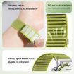 22mm Klein Blue Woven Nylon Hook & Loop Fastener Watch Band - 3
